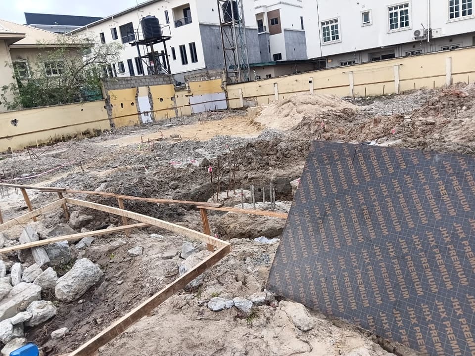 Excavation and ground works at the Eko Hotel site — Eko Hotel, Victoria Island, Lagos
