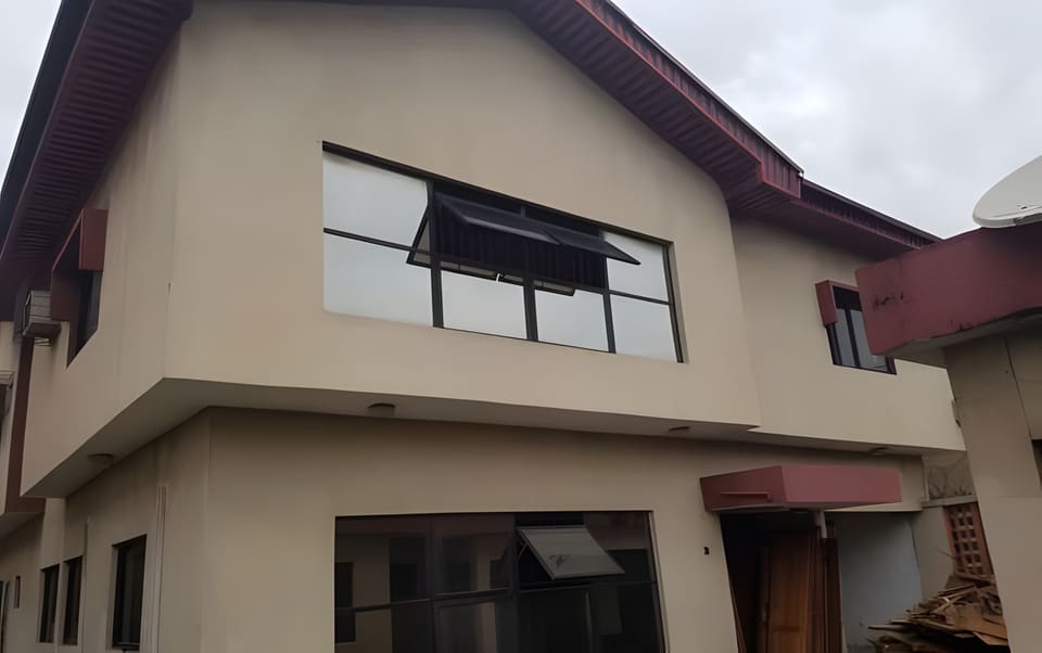 Before: existing two-storey residential facade — Alapere, Lagos