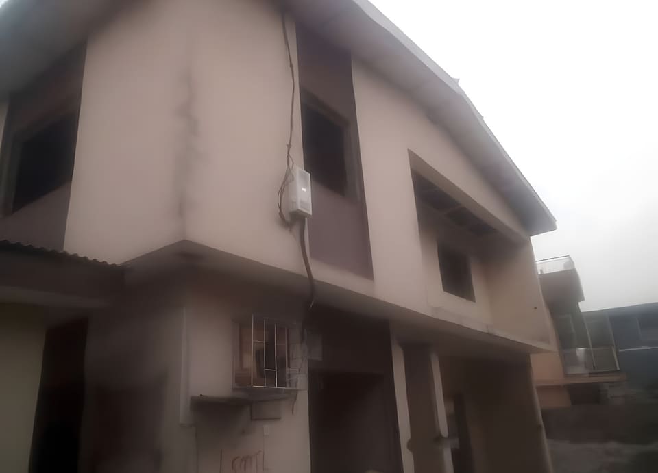 Exterior before remodelling — Gbagada, Lagos