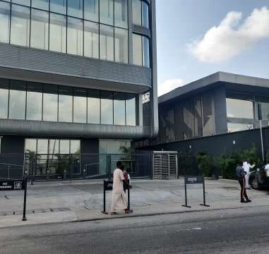 GTBank building and street frontage on Awolowo Road — Awolowo Road, Ikoyi, Lagos
